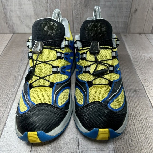 Salomon XA Pro Trail Hiking Running Shoes Blue Yellow Size M5 I W6.5 159817 - Picture 3 of 11